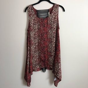 Animal print tunic